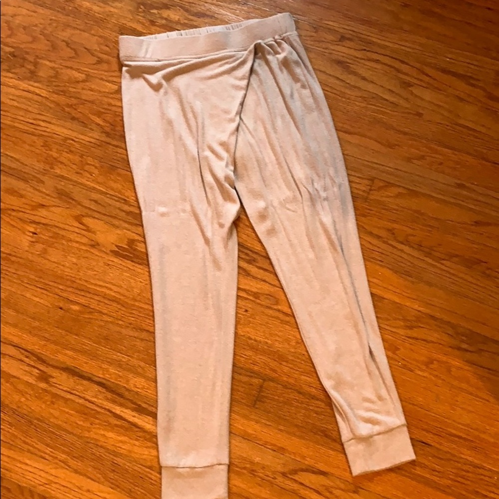 Anthropologie  soft knit crossover joggers pants